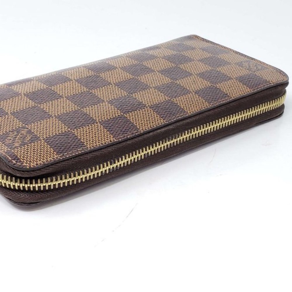 Authentic Louis Vuitton Damier Ebene Zippy Wallet - Picture 4 of 12